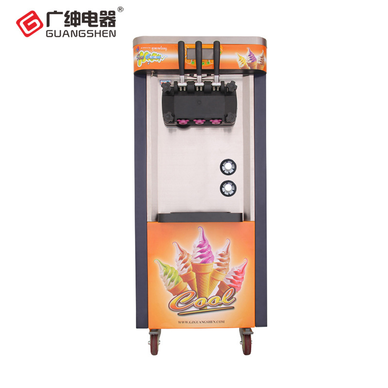 BJ288C 商用冰淇淋機(jī) 三色甜筒機(jī) 雪糕機(jī)廣紳廠(chǎng)家直銷(xiāo)